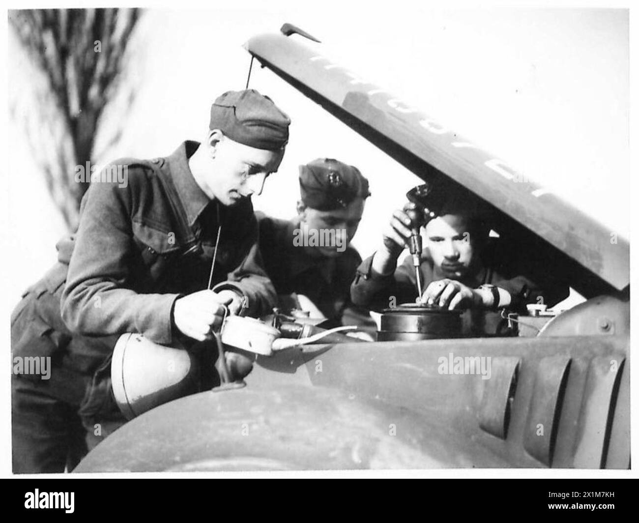 Operazioni e attività dell'esercito britannico in Gran Bretagna durante il 1939-1945. Foto Stock