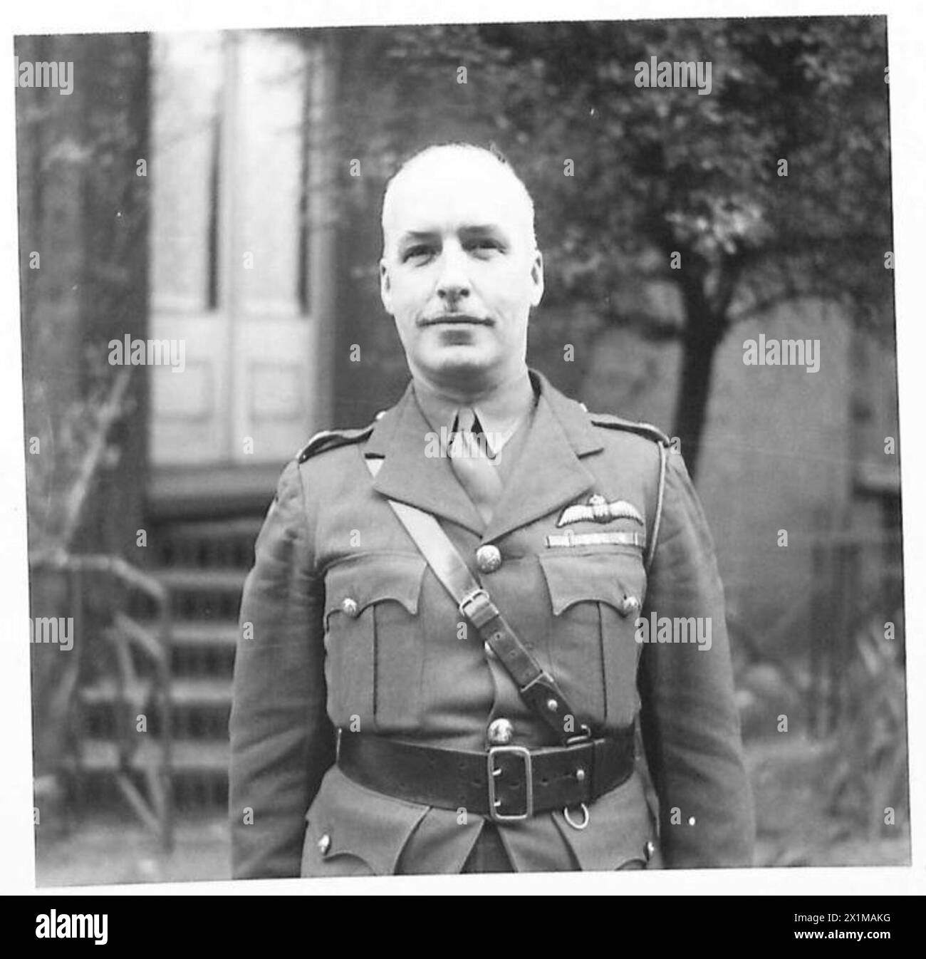 RITRATTI - maggiore Angus Smith McDonald [CDN] GSO.II allegato P. & P.W, British Army Foto Stock