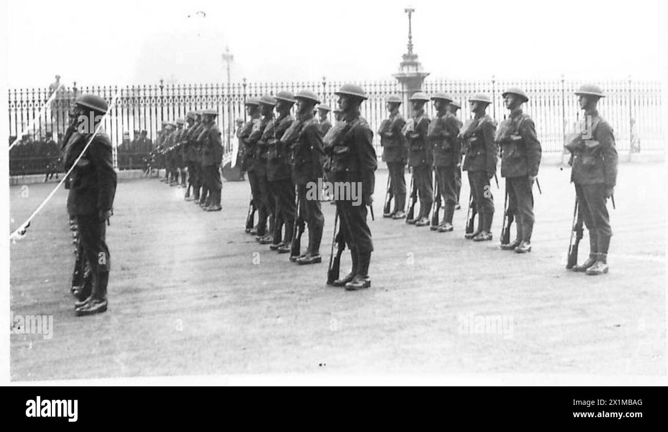 Panoramica dell'esercito britannico in Gran Bretagna durante il 1939-1945, compresi personale, addestramento e schieramenti operativi. Foto Stock