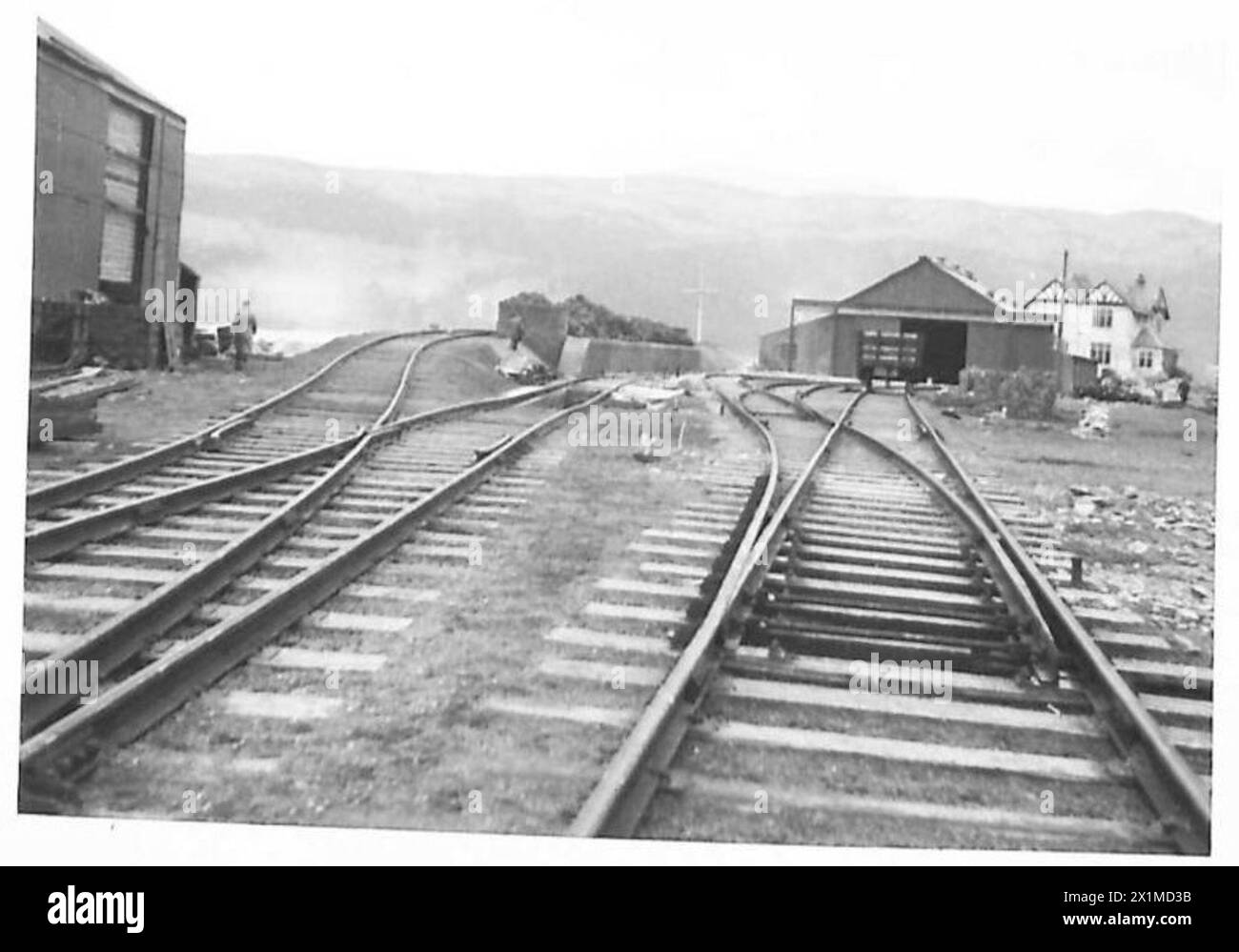 L'esercito britannico è impegnato in attività di costruzione portuale a Faslane, Gareloch, fornendo supporto alle infrastrutture. Foto Stock