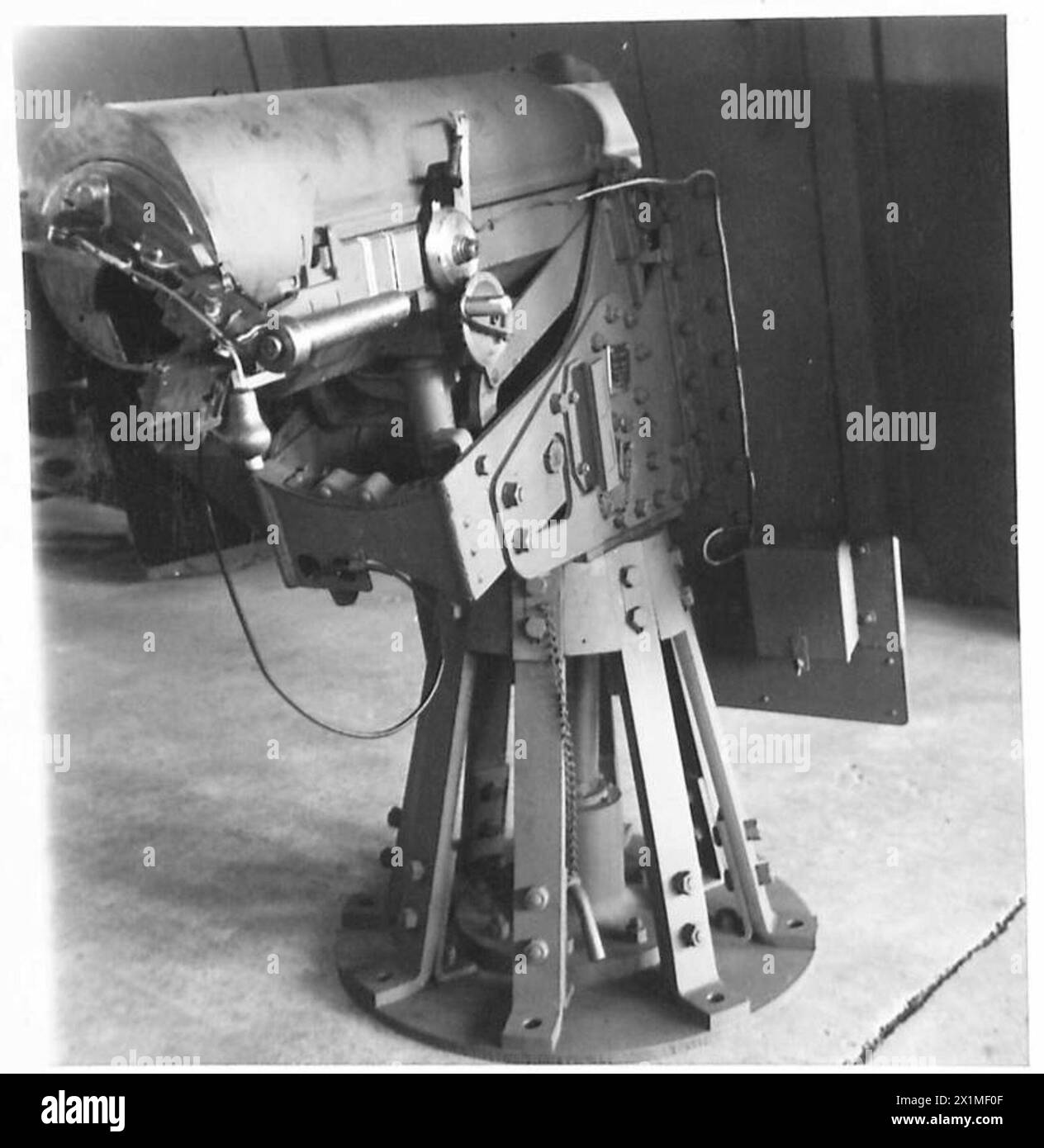 NUOVO ATTACCO PER CANNONE da 75 mm - viste del cannone e delle armi da fuoco, British Army Foto Stock