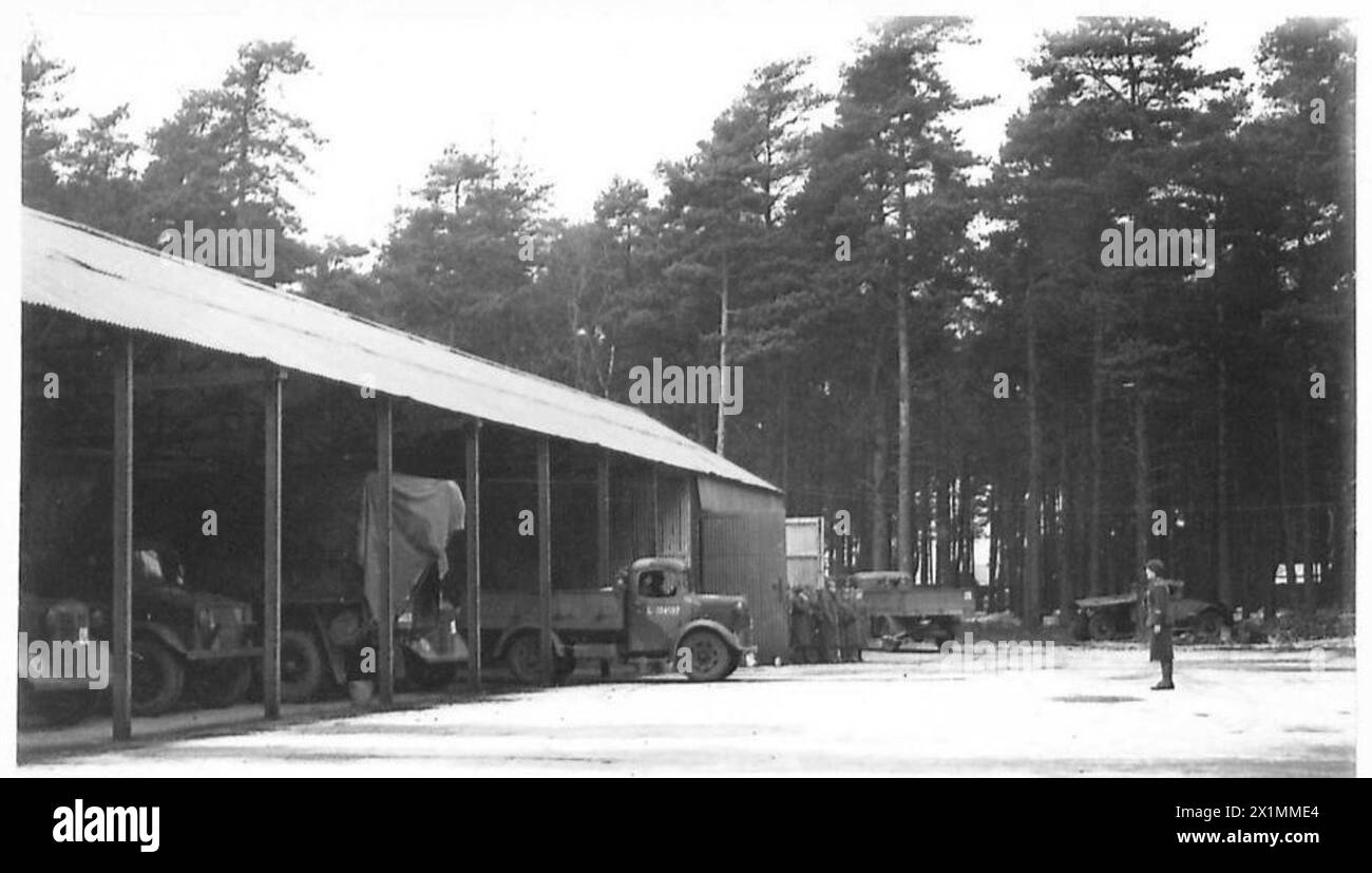 Panoramica delle operazioni, del personale e dell'organizzazione dell'esercito britannico in Gran Bretagna durante il 1939-1945. Foto Stock