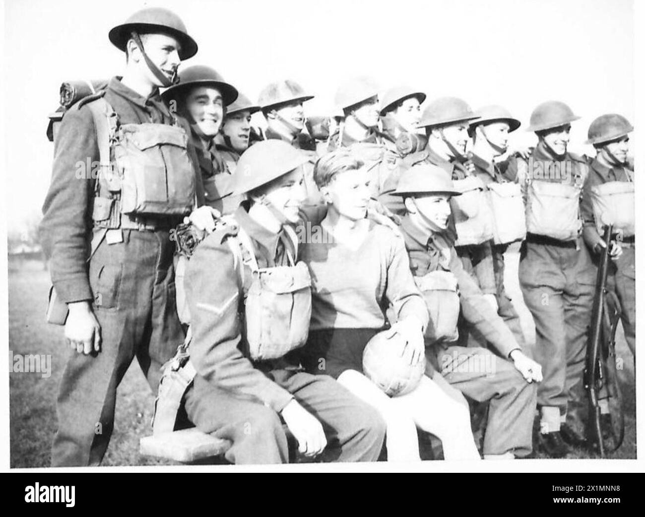 I battaglioni dell'esercito britannico reclutano e addestrano giovani soldati per soddisfare i requisiti operativi. Foto Stock