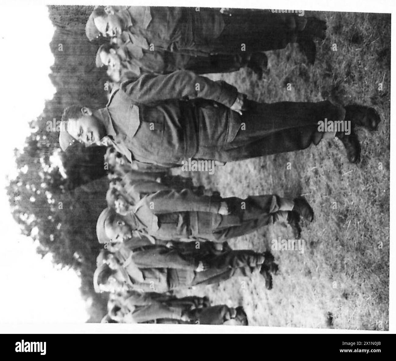 Le truppe ceche sono mostrate in parata indossando un Battle Dress in stile britannico, dimostrando l'adozione uniforme e il protocollo militare all'interno del quadro dell'esercito britannico. Foto Stock
