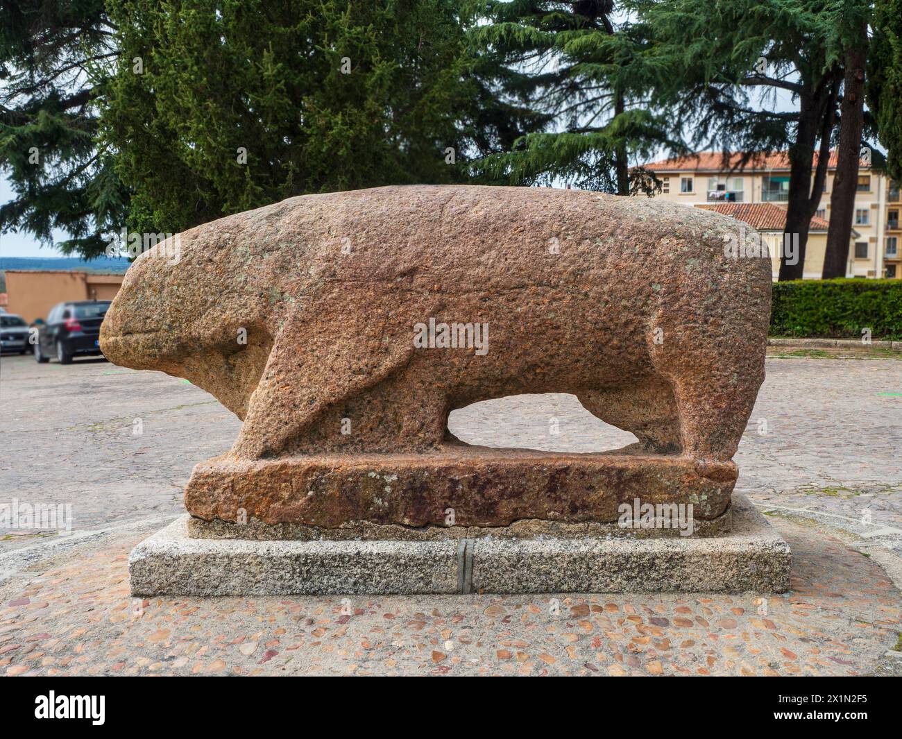 Fortezza pre-romana di Ciudad Rodrigo, Salamanca Foto Stock