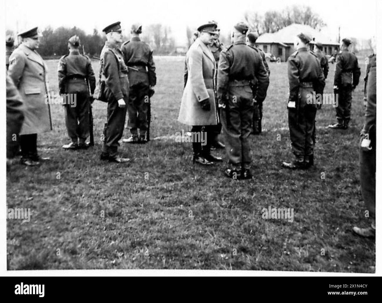 Panoramica dell'organizzazione, degli schieramenti e delle operazioni dell'esercito britannico in Gran Bretagna durante il 1939-1945. Foto Stock
