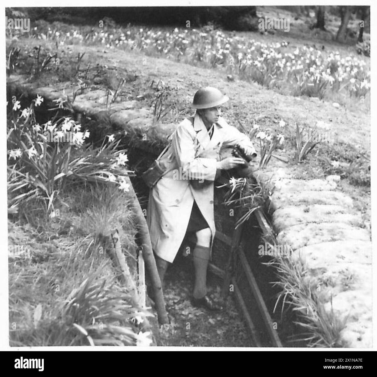 Il personale dell'esercito britannico è di stanza in Gran Bretagna durante il periodo 1939-1945. Foto Stock