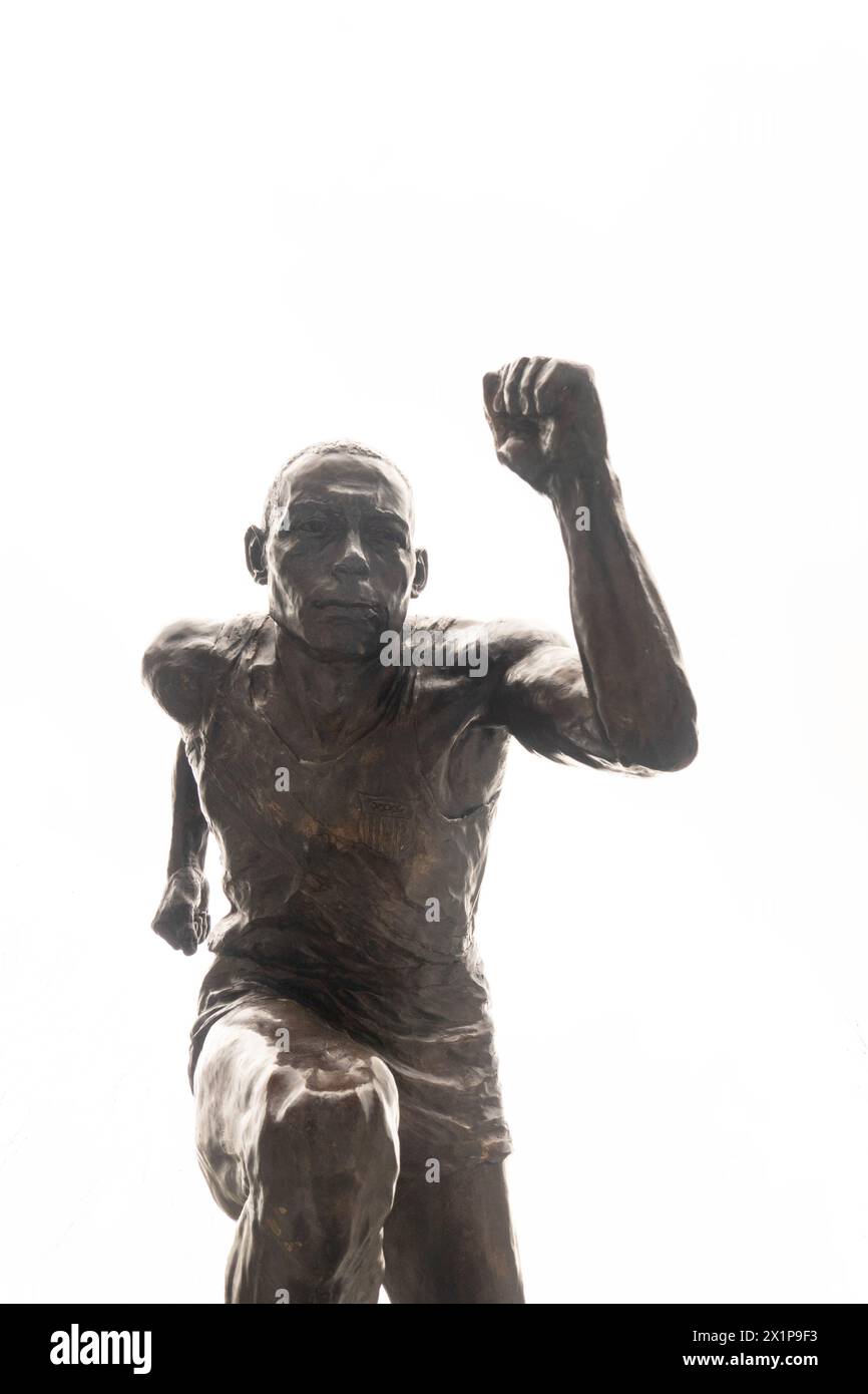 Henry Norwood Barney Ewell è stato il più veloce velocista umano e olimpico del mondo a Lancaster, Pennsylvania Foto Stock