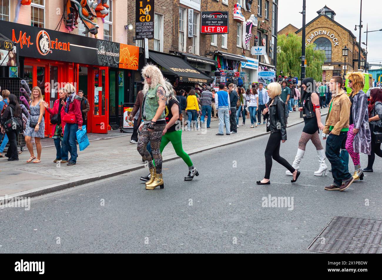 Londra, Regno Unito - 23 luglio 2011 - Camden Town il giorno della morte di Amy Winehouse Foto Stock