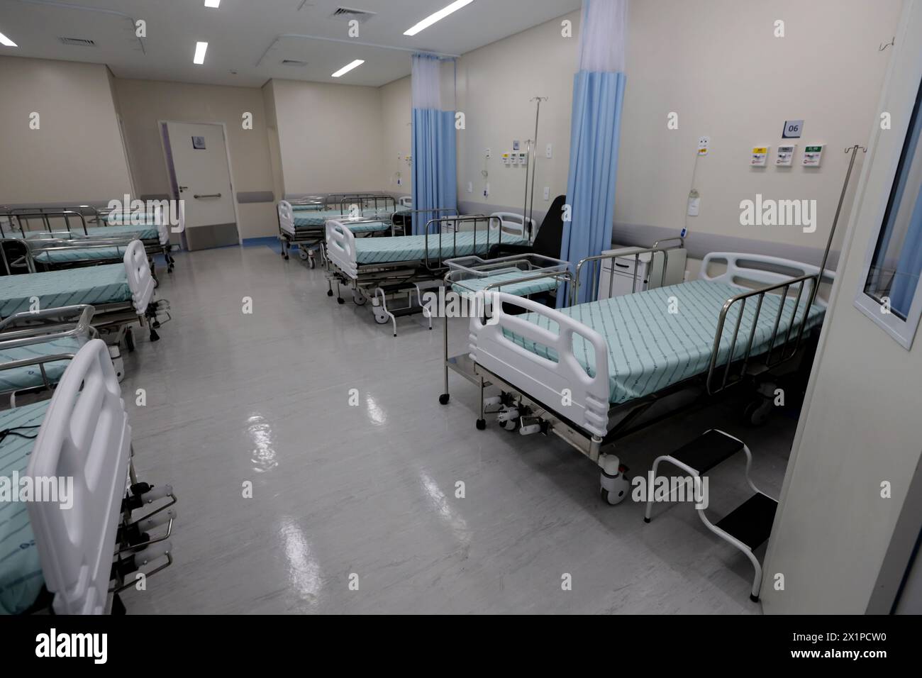 reparto di un ospedale pubblico di maternità nella città di Irece, Bahia. Foto Stock