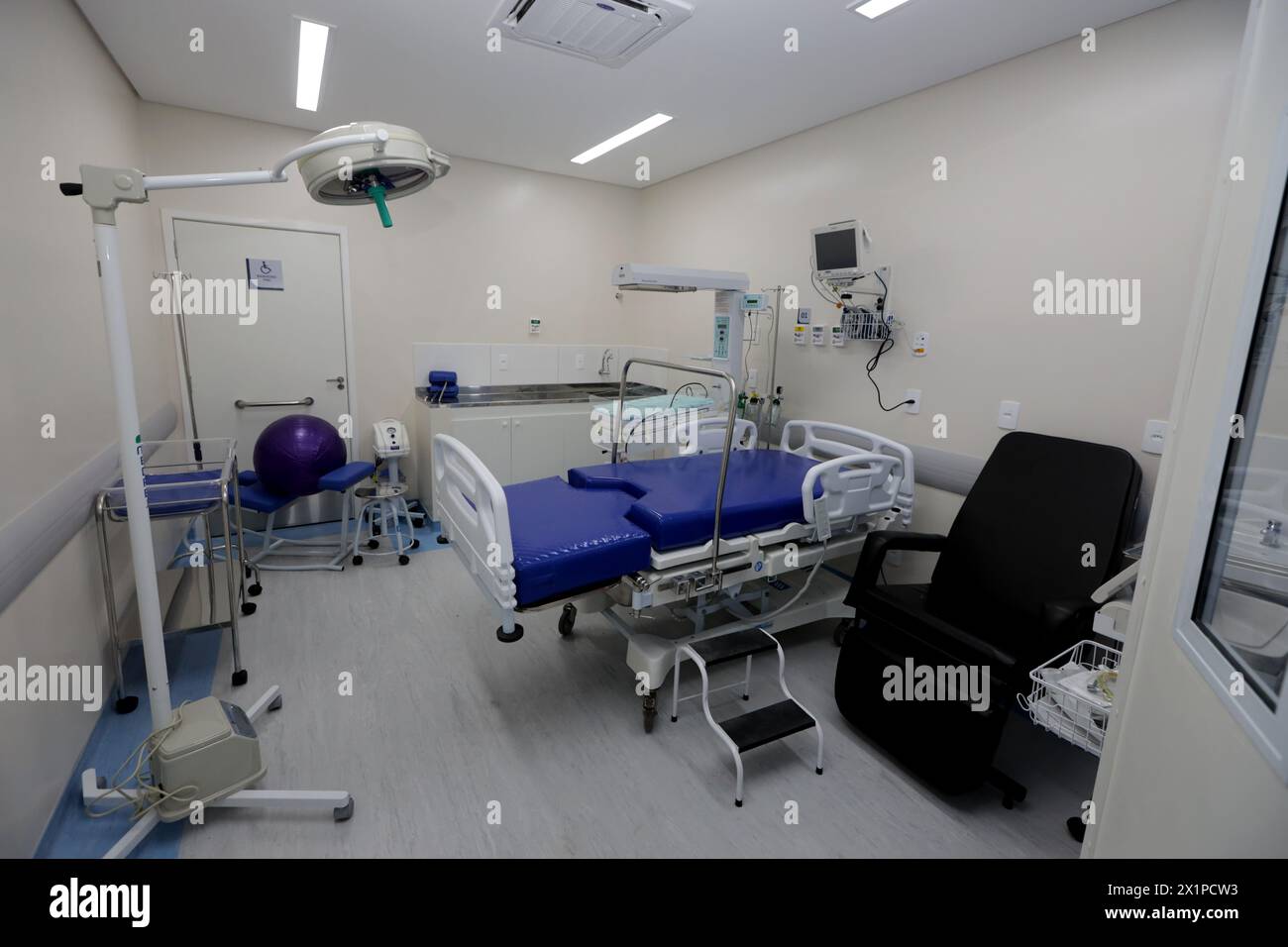 reparto di un ospedale pubblico di maternità nella città di Irece, Bahia. Foto Stock