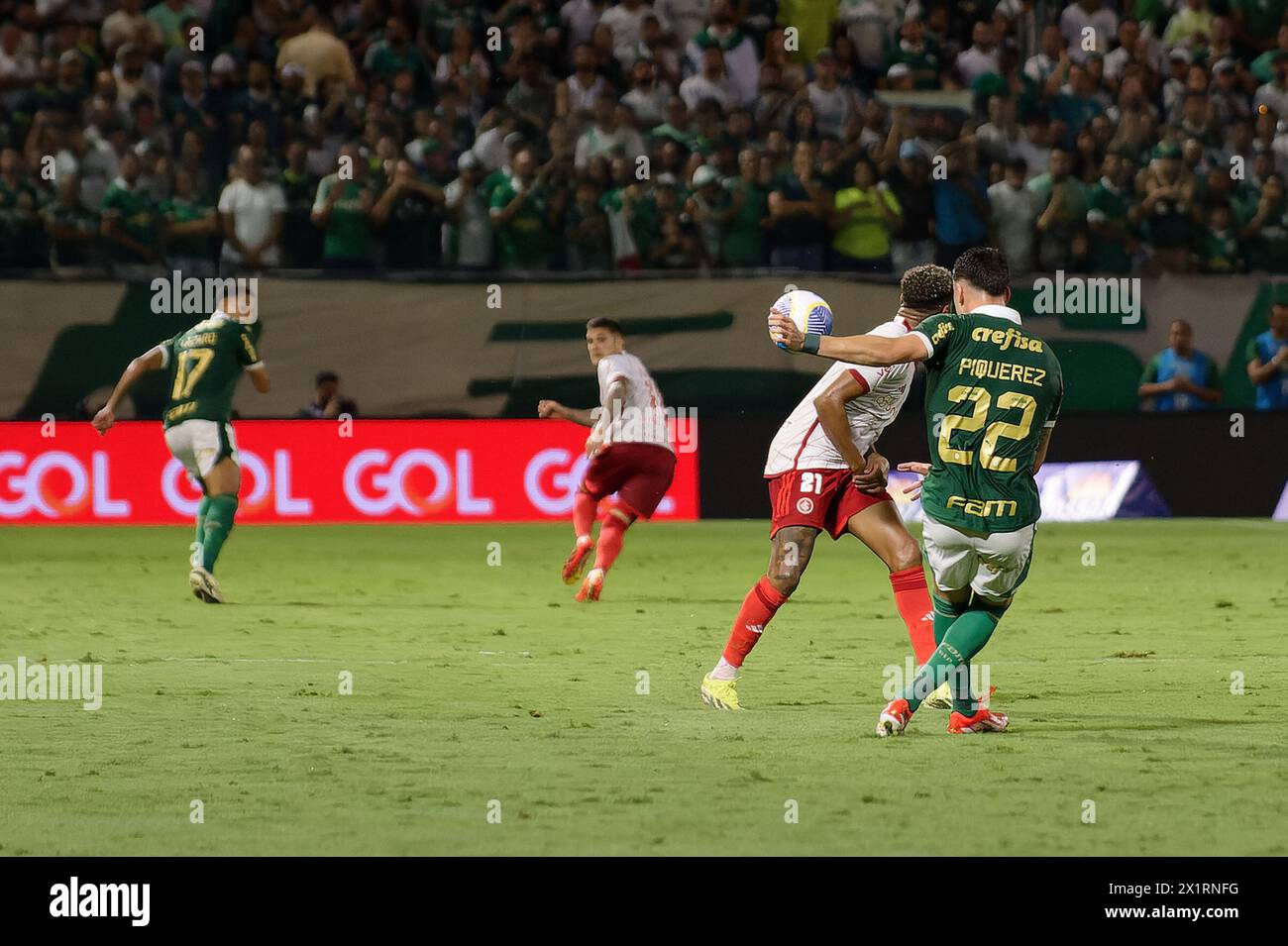 SP - BARUERI - 04/17/2024 - BRASILIANO A 2024, PALMEIRAS (foto di Anderson Rom&#xe3;o/AGIF/Sipa USA) Foto Stock