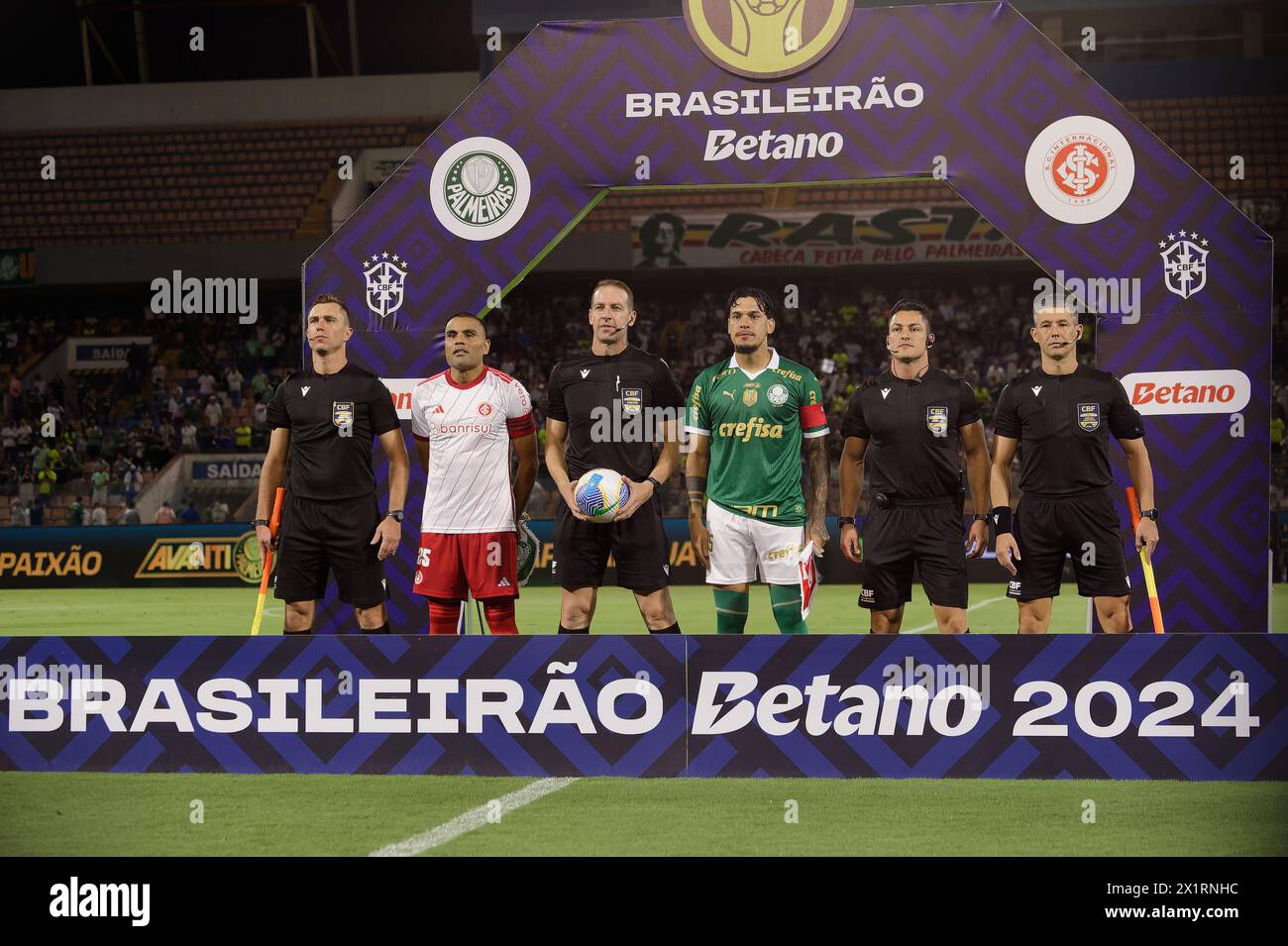 SP - BARUERI - 04/17/2024 - BRASILIANO A 2024, PALMEIRAS (foto di Anderson Rom&#xe3;o/AGIF/Sipa USA) Foto Stock