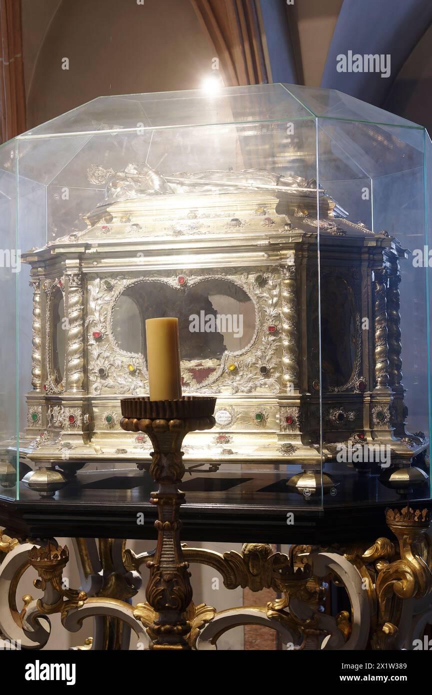 Bassa Austria, Austria. Chiesa Collegiata di Göttweig. Il Santuario Altmanni nella cripta 1689 Foto Stock