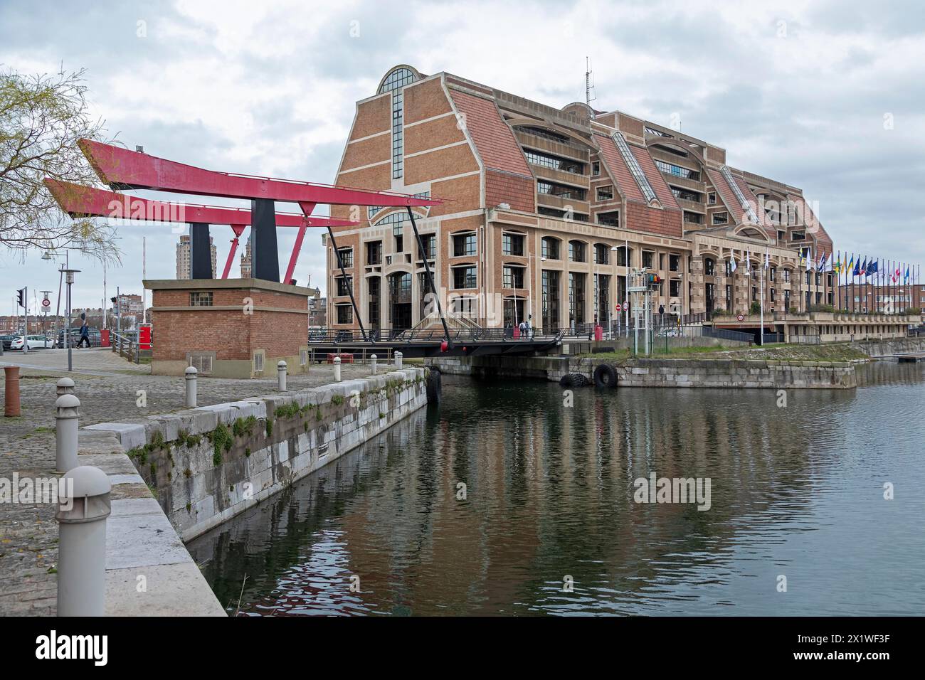 Communaute Urbaine de Dunkerque, edificio, porto, Dunkerque, Francia Foto Stock