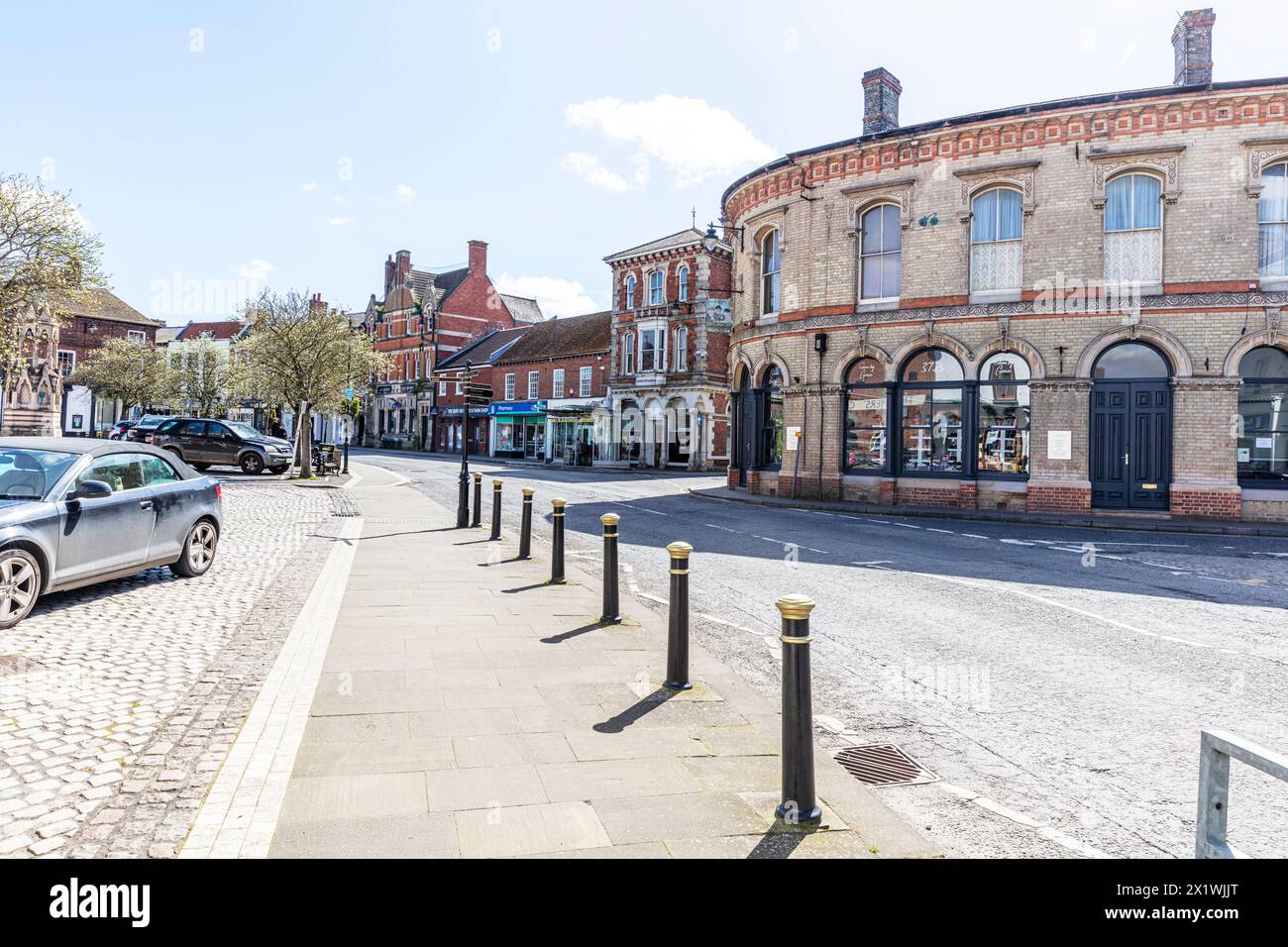 Horncastle, Lincolnshire, Regno Unito, Inghilterra, Horncastle Town, centro città, Horncastle UK, Horncastle England, Horncastle Town Centre, Market Place Foto Stock