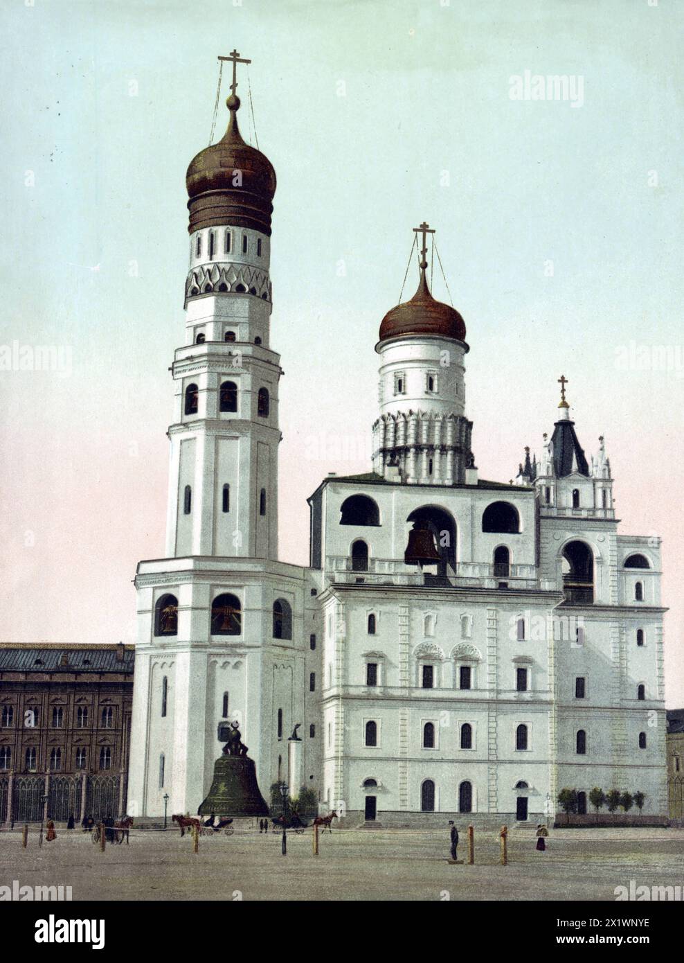 Glockenturm Iwan der Große, Moskau, Russland, um 1890, Historisch, Digital restaurierte Reproduktion von einer Vorlage aus dem 19. Jahrhundert Foto Stock