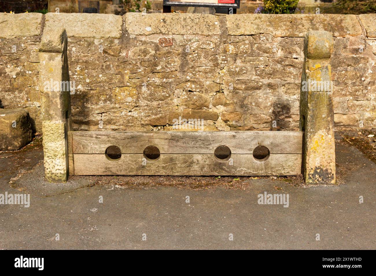 Scorte del villaggio di Woodplumpton. Foto Stock