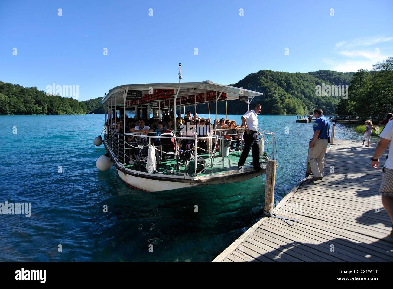Parco nazionale di Plitvicka Jezera. Croazia. Europa Foto Stock