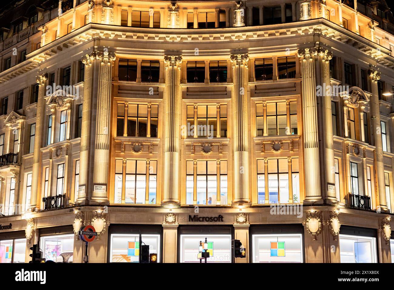 Microsoft Store a Londra, Regno Unito Foto Stock