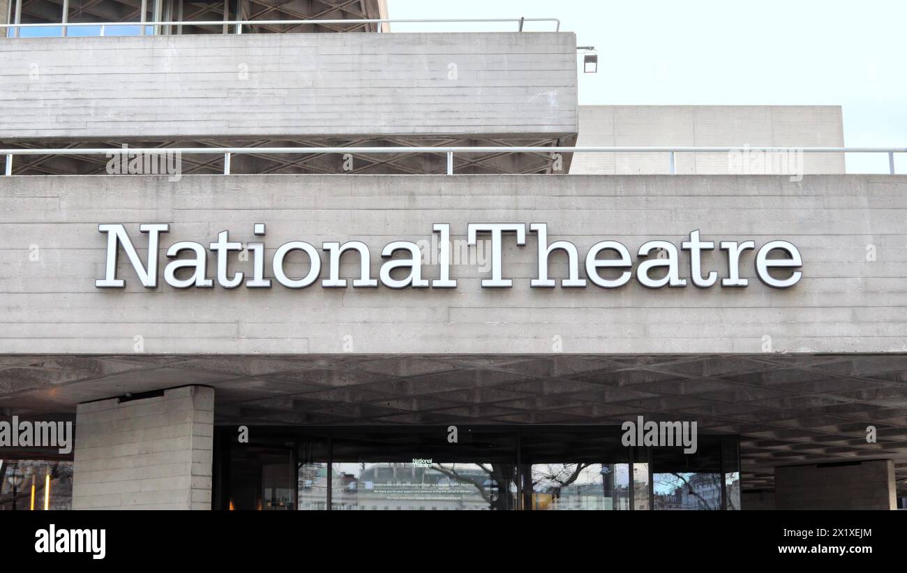 He Royal National Theatre of Great Britain, o National Theatre (NT) Foto Stock