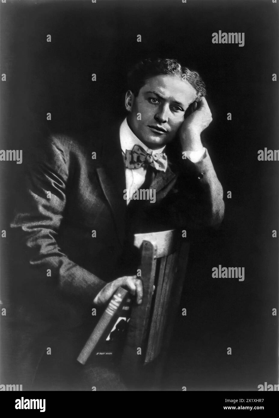 Harry Houdini e "The Unmasking of Robert-Houdin" 1908 Foto Stock