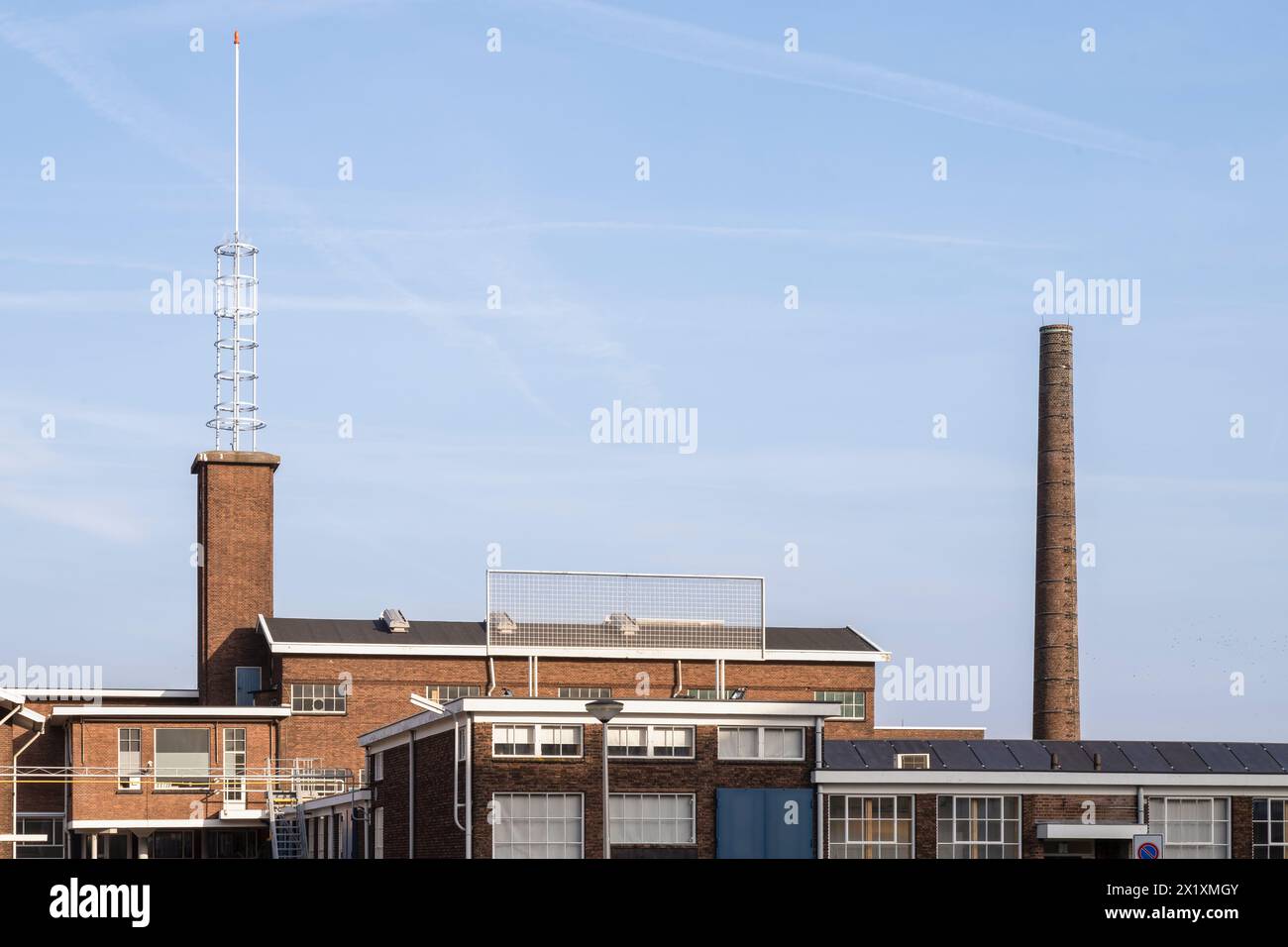 Parco direzionale De Nieuwe Stad sul sito di un ex edificio di fabbrica ad Amersfoort. Foto Stock