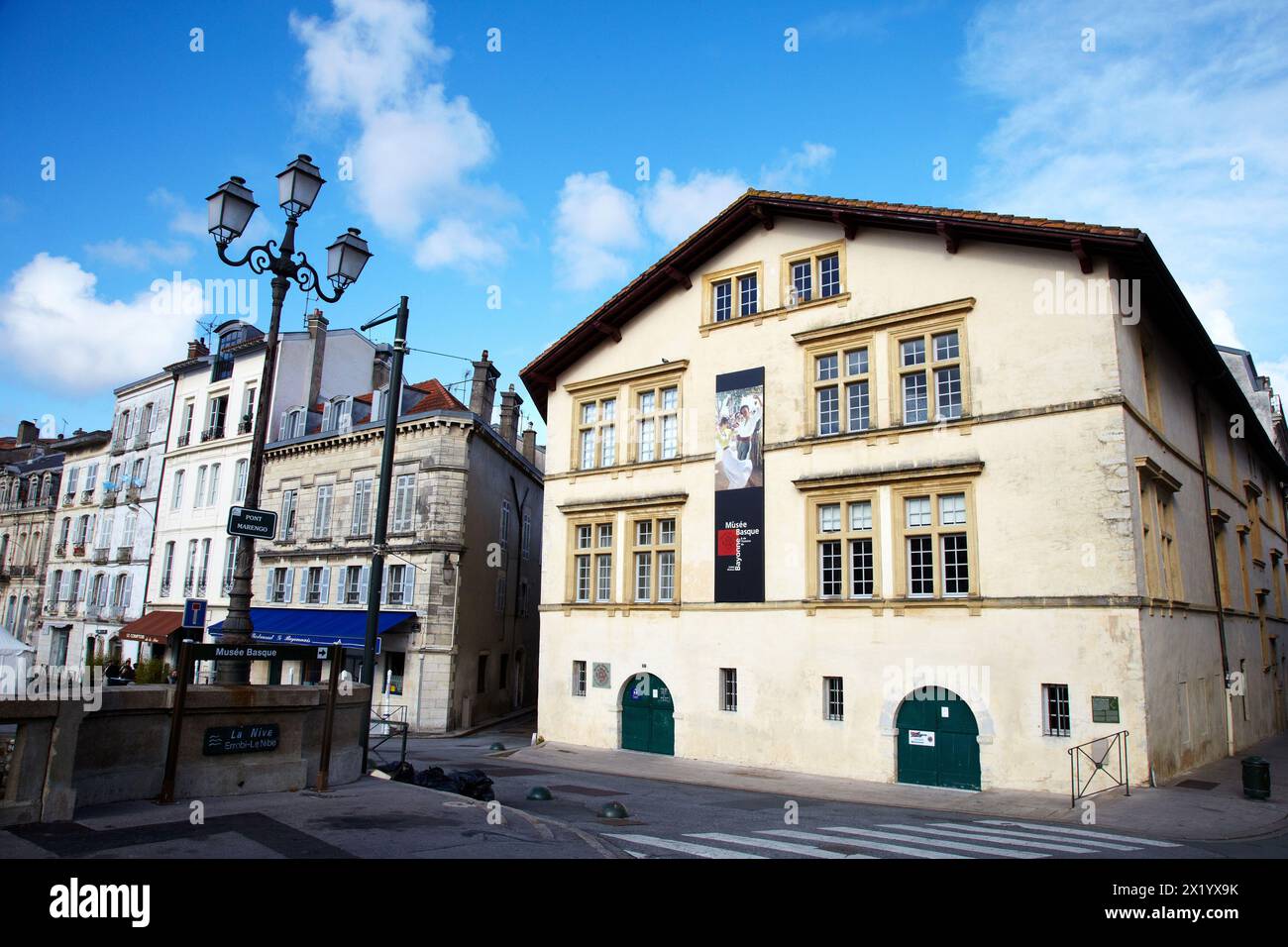 ¥le Musée Basque & de l¥histoire de Bayonne¥, Museo Basco, Ponte Marengo, la petit Bayonne, Bayonne, Aquitania, Pirenei Atlantiques, Francia. Foto Stock