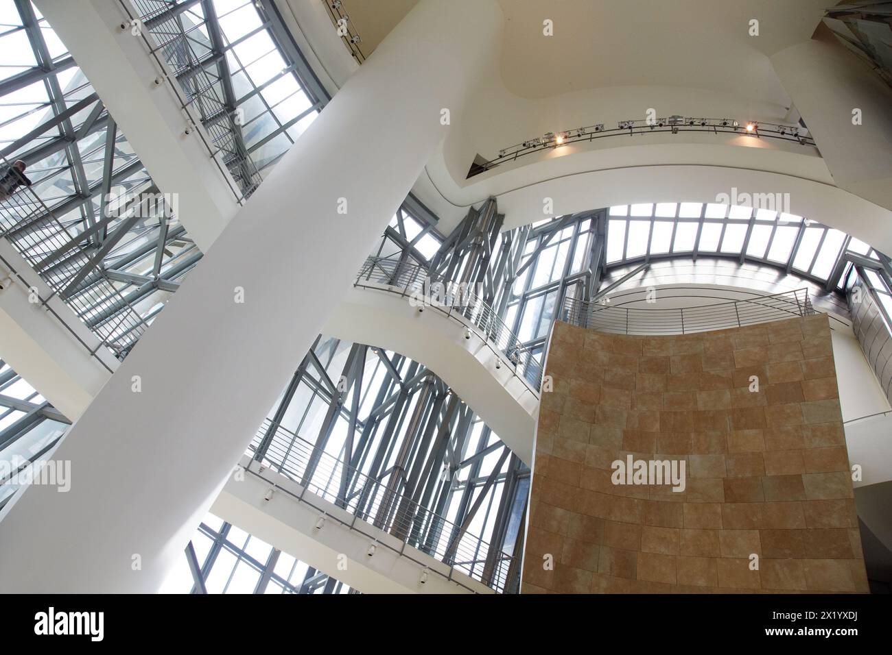 Museo Guggenheim, Bilbo-Bilbao, Biscaglia, Paesi Baschi, Spagna. Foto Stock