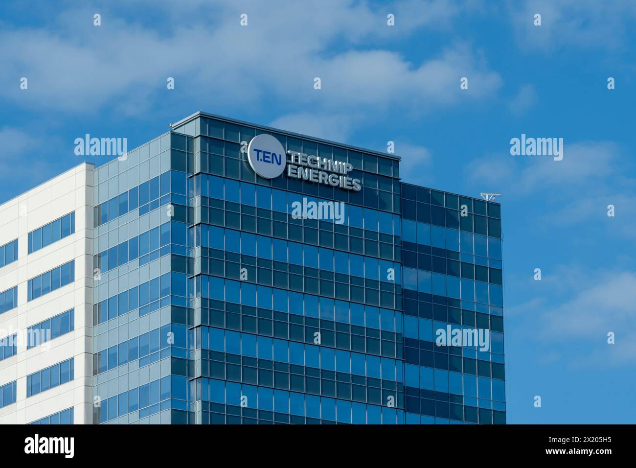 Sede aziendale Technip Energies North America a Houston, Texas, Stati Uniti. Foto Stock