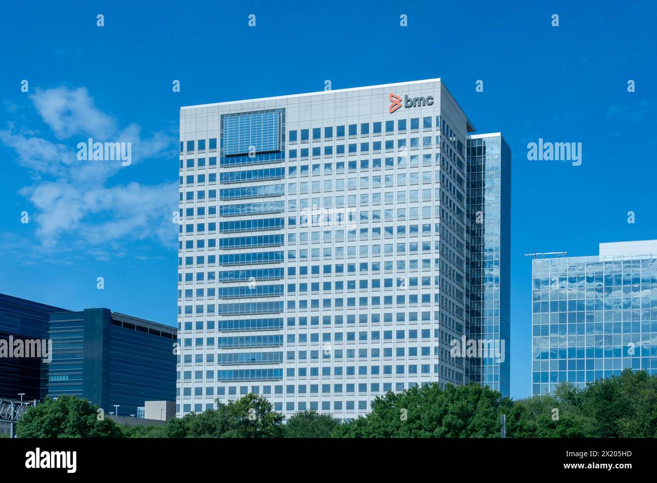 Sede centrale di BMC software a Houston, Texas, Stati Uniti. Foto Stock