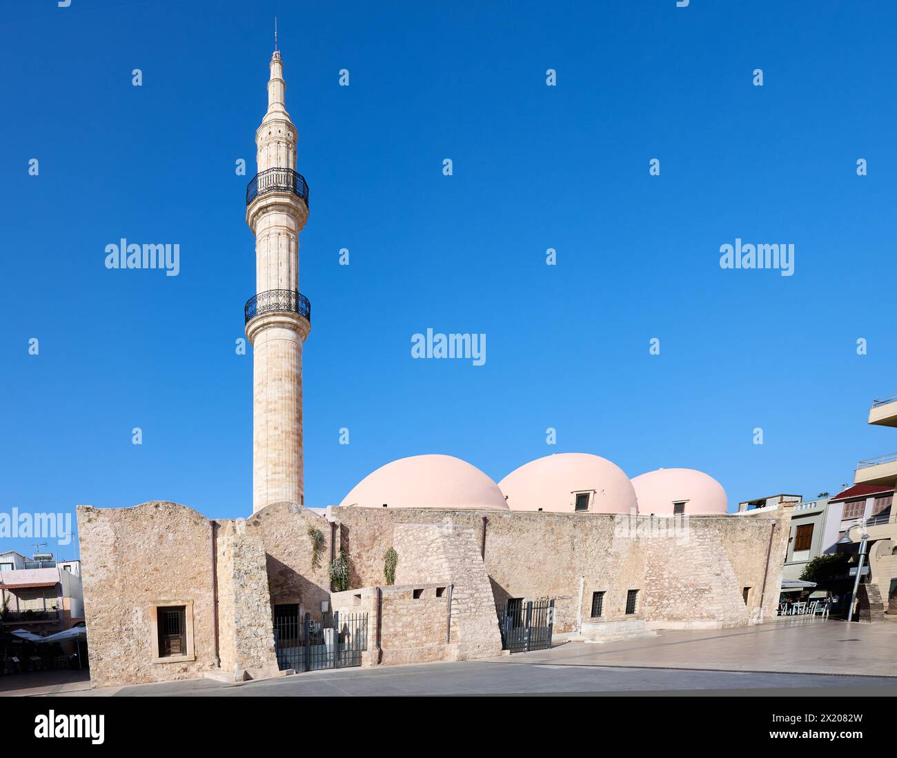 Moschea Neratze, sito religioso del XVII secolo; Rethimnon, Creta, Grecia Foto Stock