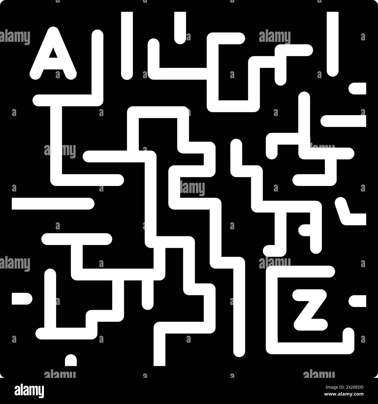 Icona per il gioco educativo, educativo Illustrazione Vettoriale