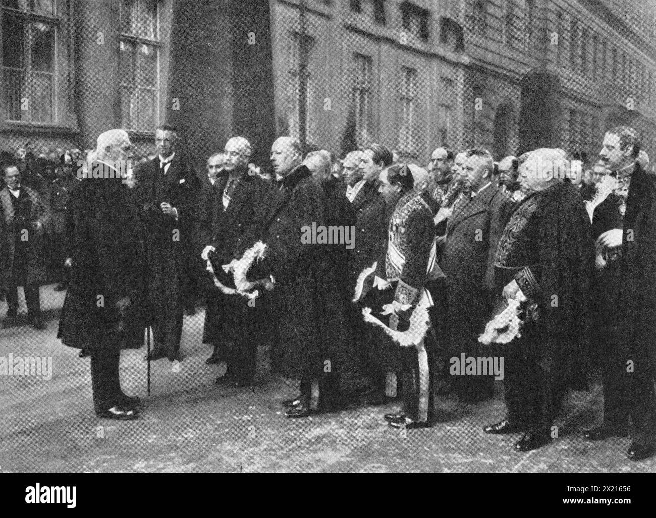 Stresemann, Gustav, 10.5.1878 - 3.10.1929, politico tedesco (Partito Popolare tedesco), morte, sepoltura, ULTERIORI-DIRITTI-CLEARANCE-INFO-NOT-AVAILABLE Foto Stock