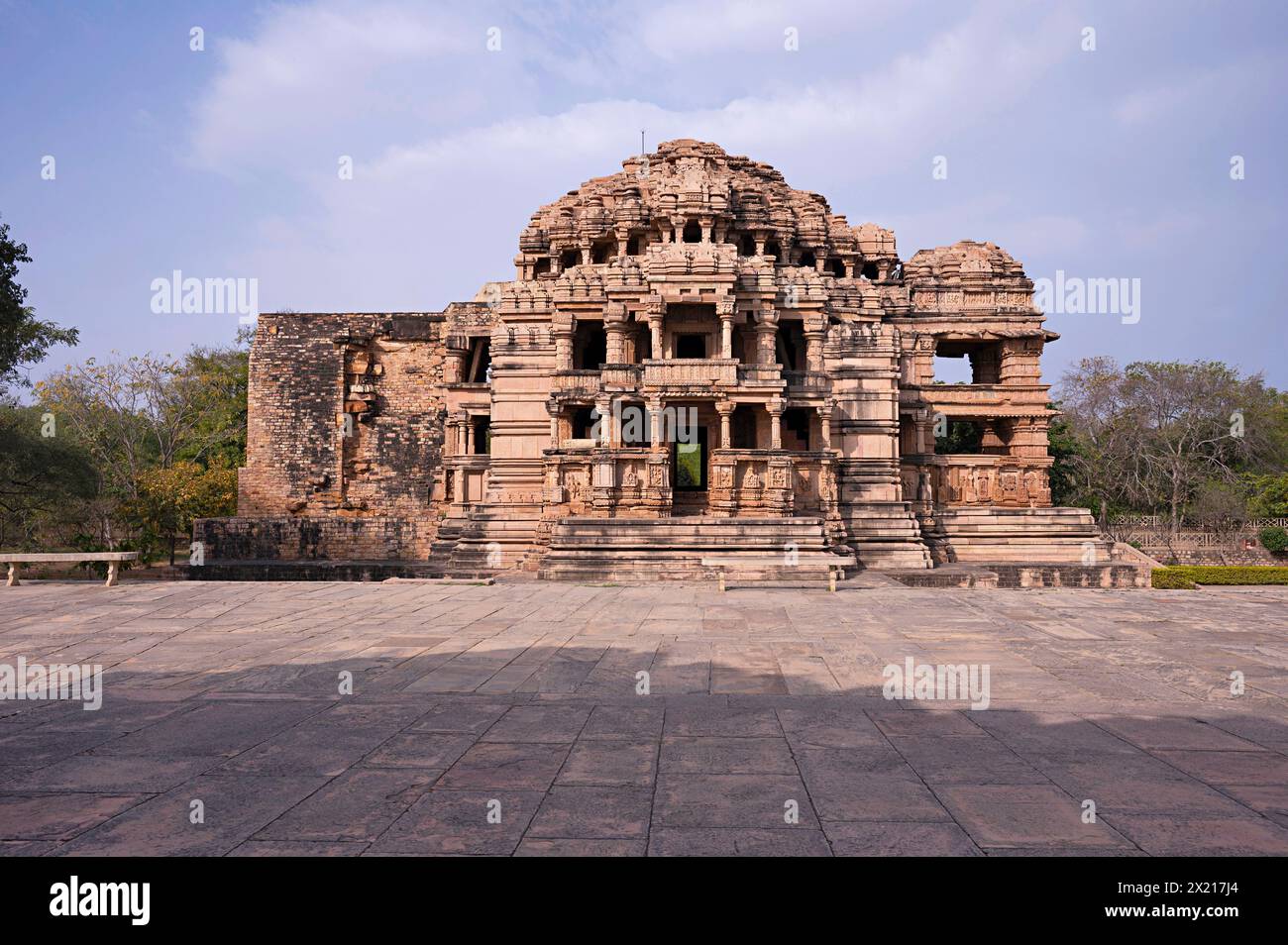 SAS Bahu Temple, Fort Complex, Gwalior, Madhya Pradesh, India Foto Stock