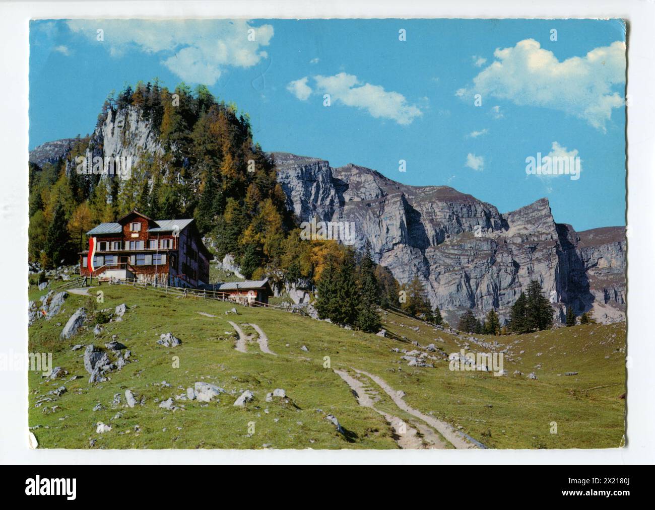 Geografia / viaggi, Austria, monti, Alpi Brandenberg, rifugio Bayreuth, CARTOLINA FOTOGRAFICA, 1968, ULTERIORI DIRITTI-CLEARANCE-INFO-NON-DISPONIBILE Foto Stock