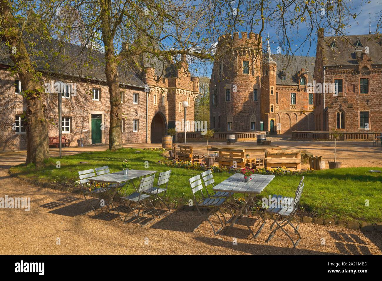 Castello di Paffendorf, Germania, Renania settentrionale-Vestfalia, Bergheim Foto Stock