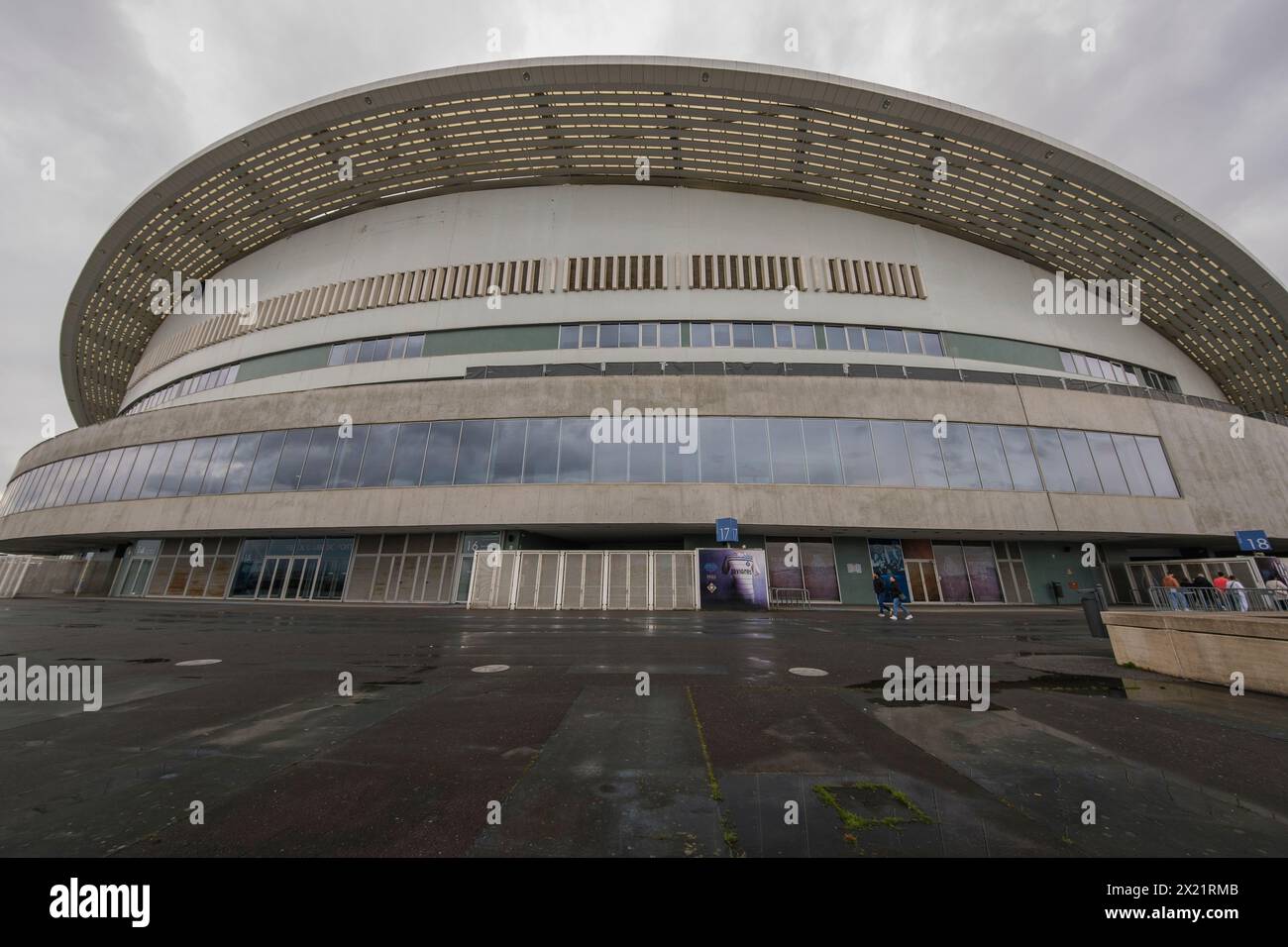 Vista generale dell'esterno dell'Estadio do Dragao a Porto, 19 aprile 2024 in Portogallo Foto Stock