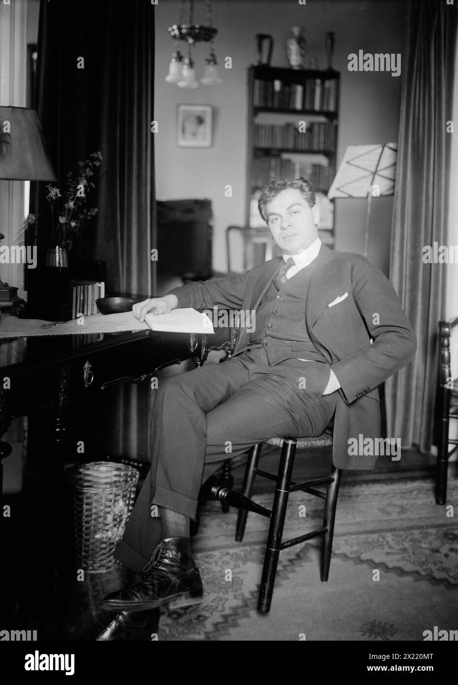 Eddy Brown, tra c1915 e c1920. Mostra il violinista Eddy Brown (1895-1974). Foto Stock