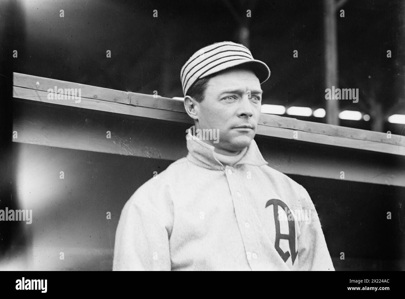 Harry Davis, Philadelphia, AL (baseball), c1911. Mostra Harry Davis (1873-1947), giocatore di baseball dei Philadelphia Athletics dal 1901 al 1911. Foto Stock