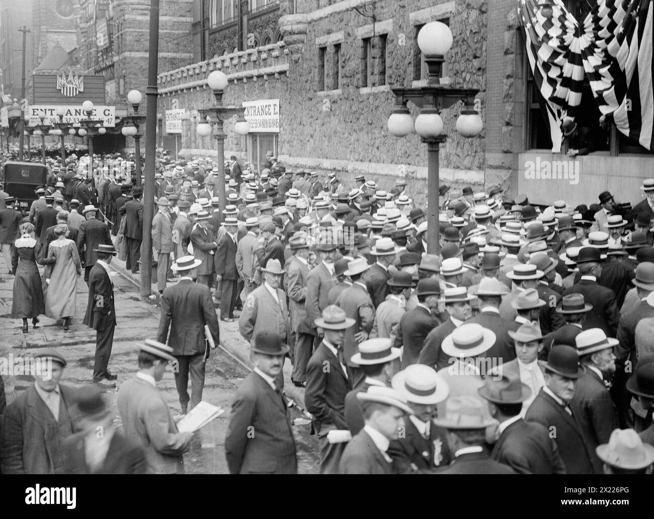 Coliseum - Chicago, 1912. 1912 Repubblican National Convention tenutasi al Chicago Coliseum, Chicago, Illinois, dal 18 al 22 giugno. Foto Stock