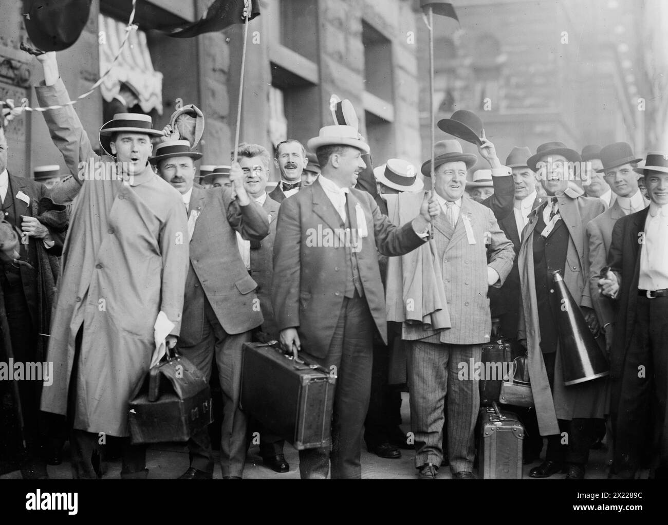 Delegazione Penn[sylvania], 1912. 1912 Repubblican National Convention tenutasi al Chicago Coliseum, Chicago, Illinois, dal 18 al 22 giugno. Foto Stock