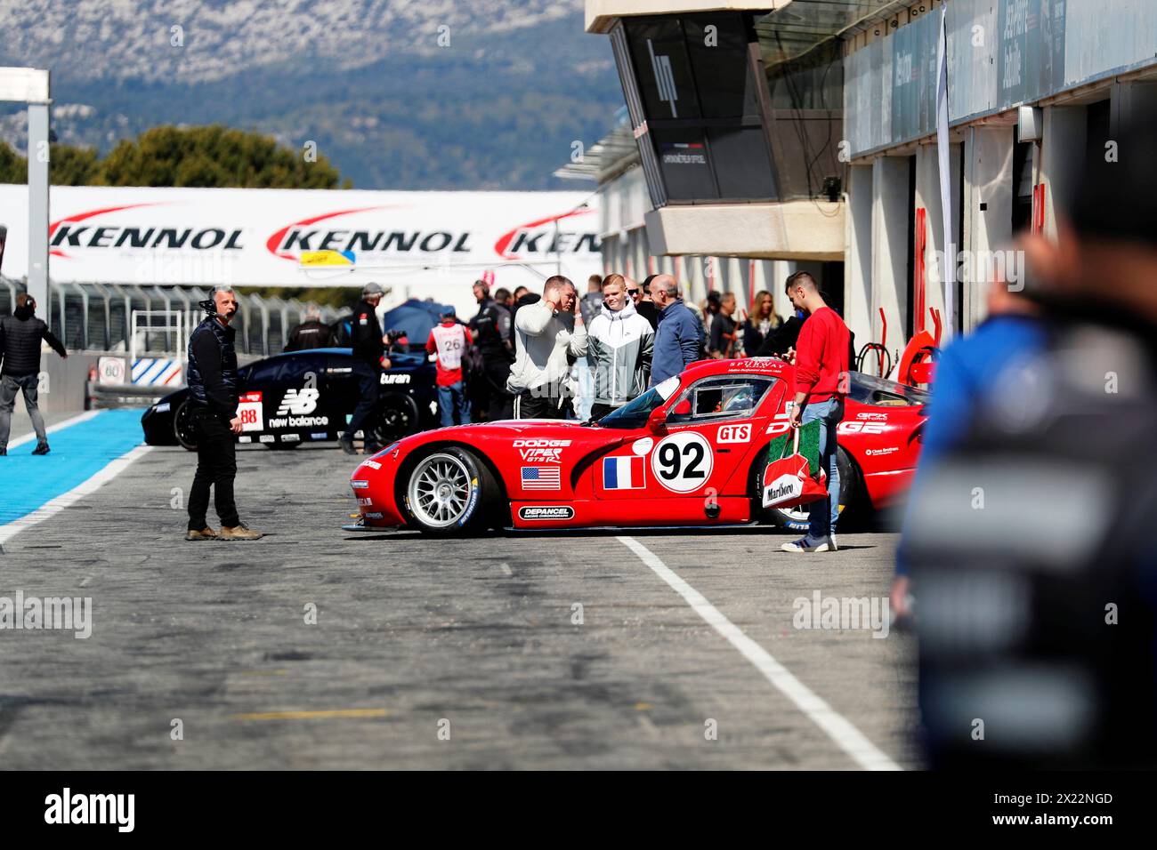 Le Castellet, Francia. 19 aprile 2024. © PHOTOPQR/NICE MATIN/Frank Muller ; le castellet ; 19/04/2024 ; circuito paul ricard GP Prix de France Historique au Castellet du 19 au 21 avril 2024 - storico Gran Premio di Francia 19-20-21 aprile 2024 | circuito Paul Ricard credito: MAXPPP/Alamy Live News Foto Stock