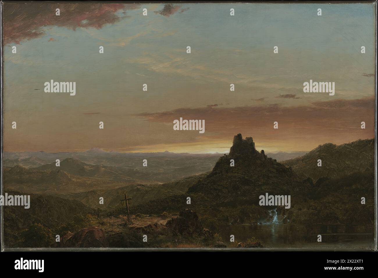 Attraversa la Wilderness, 1857. Foto Stock