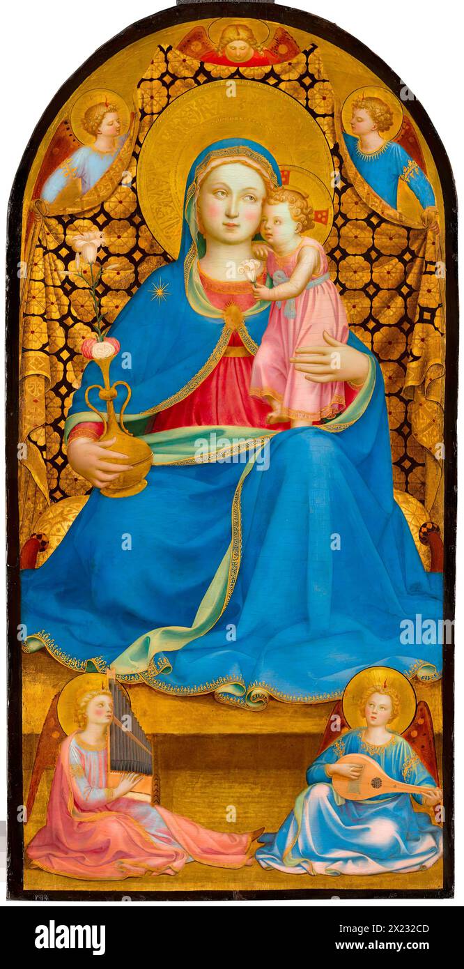La Vergine dell'umiltà, 1433. Foto Stock