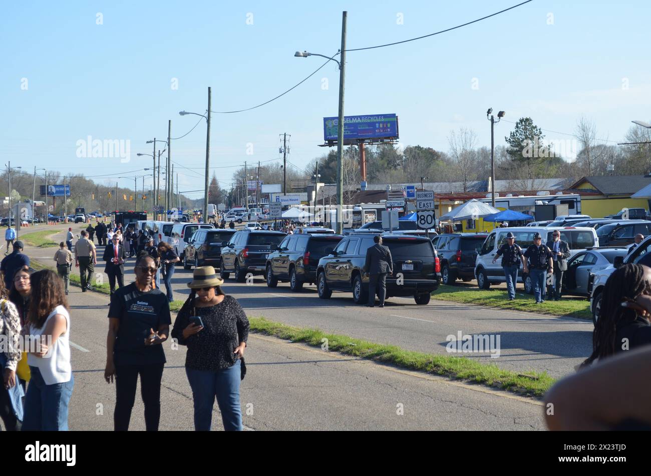 Bloody Sunday, Selma, Alabama, diritti di voto per il 59° anniversario BLM Foto Stock