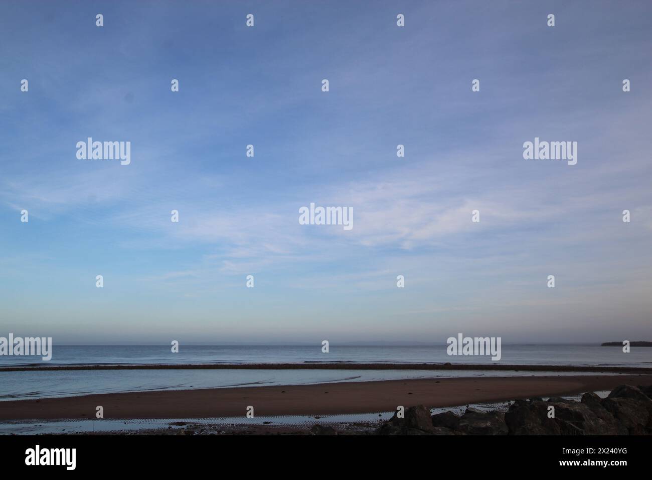 L'Oceano Atlantico visto dall'isola di Caribou, nuova Scozia, Canada Foto Stock