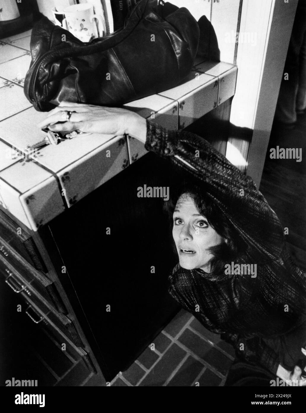 Valerie Harper, sul set del film televisivo "Don't Go to Sleep", Warner Bros., ABC-TV, 1982 Foto Stock