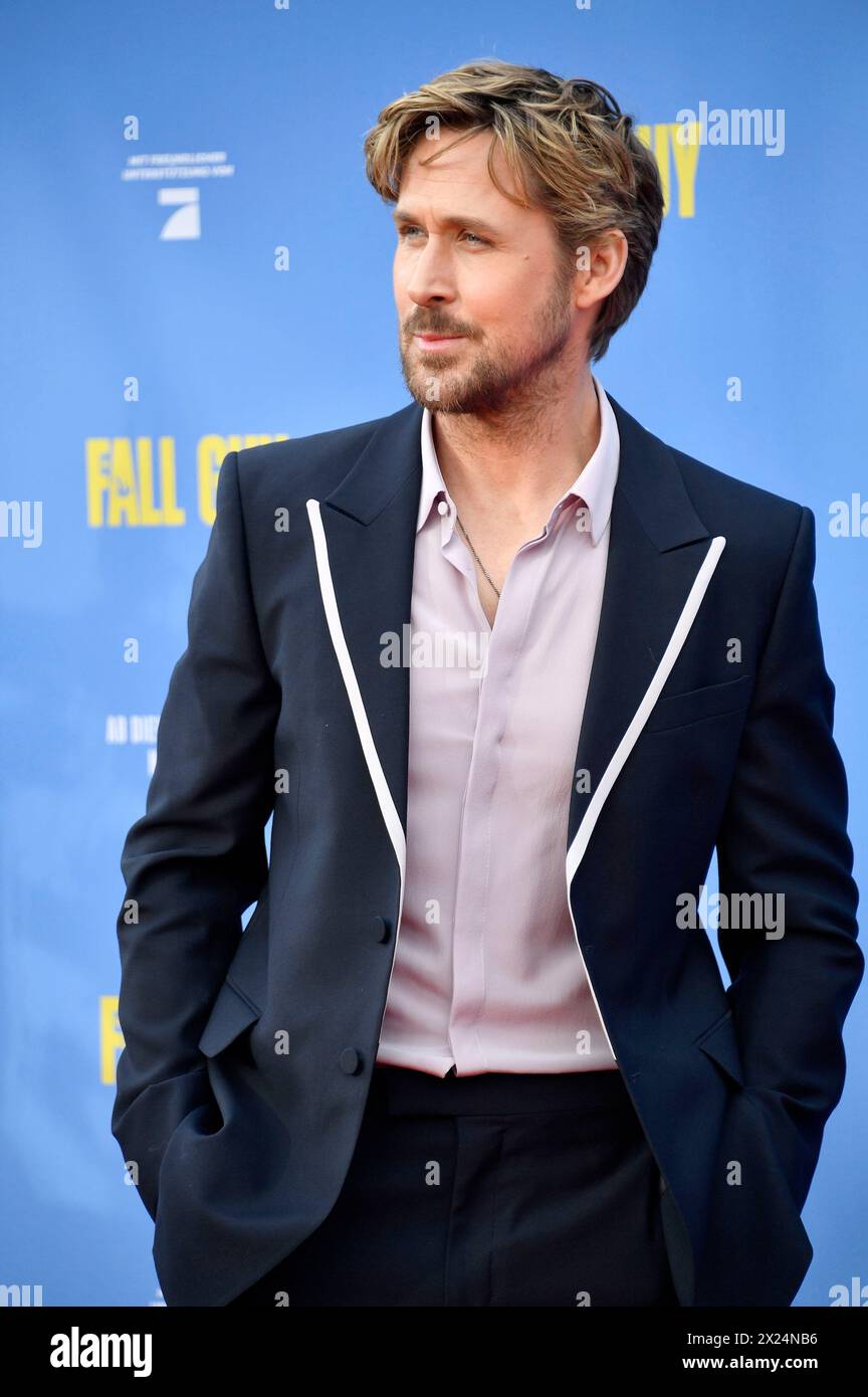 Ryan Gosling bei der Premiere des Kinofilms "The Fall Guy" im UCI Luxe Uber Platz. Berlino, 19.04.2024 Foto Stock
