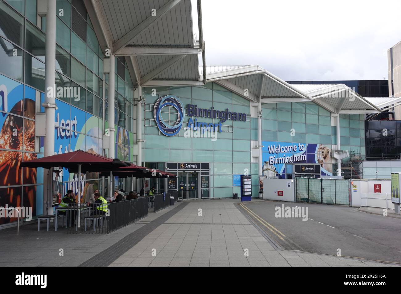 Aeroporto di Birmingham, Inghilterra 19 aprile 2024 - GV dell'aeroporto BHX di Birmingham in Inghilterra. Credito: Interrompi stampa Media/Alamy Live News Foto Stock